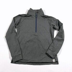 Marine Layer Samsara Womens 1/4 Zip Jacket Golf Sweater Active Outdoor Gray S